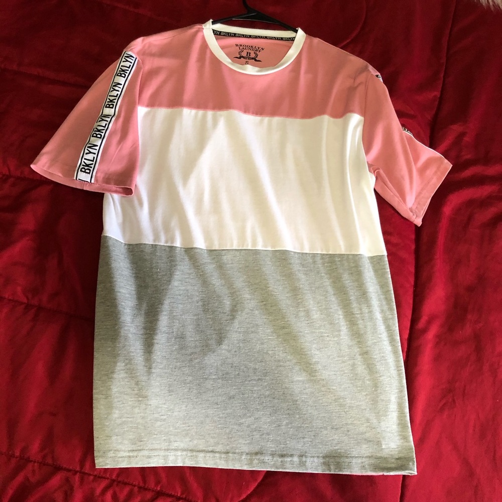 Pink & White Shirt